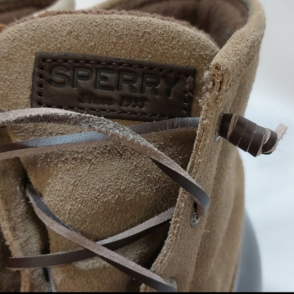 Sperry Saltwater Waterproof Suede/Rubber Rainboot - Picture 5 of 11